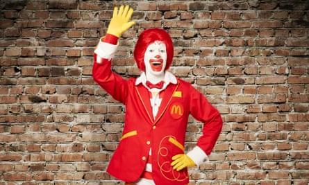 Waving goodbye … Ronald McDonald has been benched.