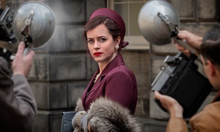 Claire Foy as the Duchess of Argyll in A Very British Scandal.