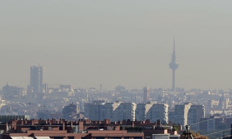 Pollution over Madrid on 13 November.
