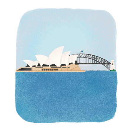 Ilustrasi Sydney Harbour
