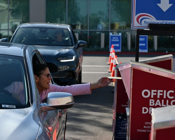 US supreme court upholds law to count mail-in ballots arriving after election day
