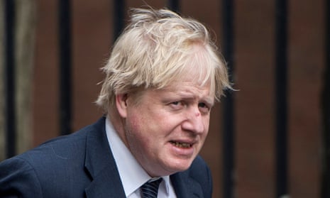 The foreign secretary, Boris Johnson,