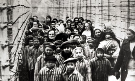 Jewish children, survivors of Auschwitz
