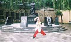 ‘The two punches I had been hit with taught me more than anything I’d done to get my green belt’ … Joel Snape, pictured while training at a Shaolin temple, circa 2003.
