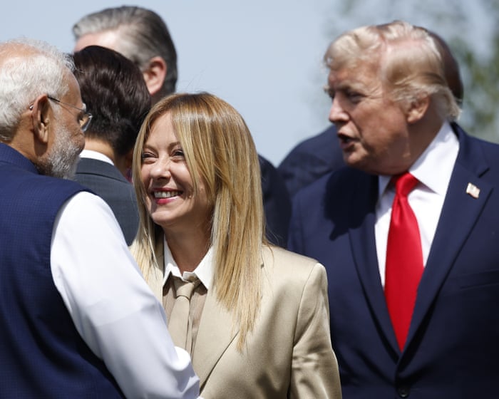 Meloni left ‘stunned’ after Trump claims she begged him for a photo