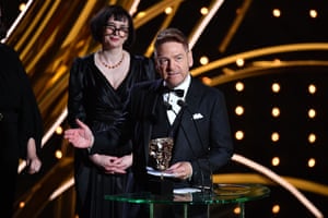 Kenneth Branagh won outstanding British film for his autobiographical drama Belfast