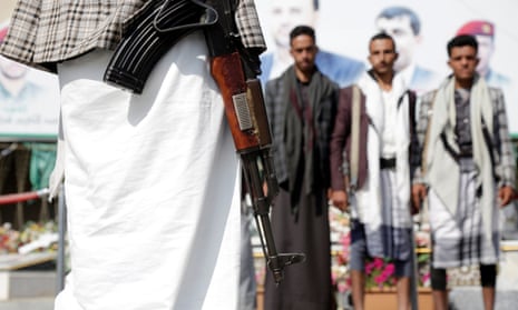 Houthis in Sanaa, Yemen’s capital