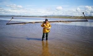 Viking fishing on the river Lune