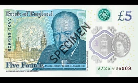 The new banknotes are printed on polymer, a thin flexible plastic film, which is seen as more durable and more secure.