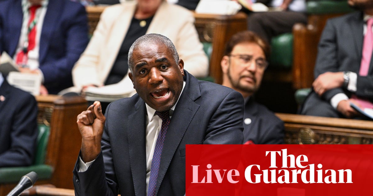 Lammy to address court emergency' but expected to safeguard jury system UK politics live