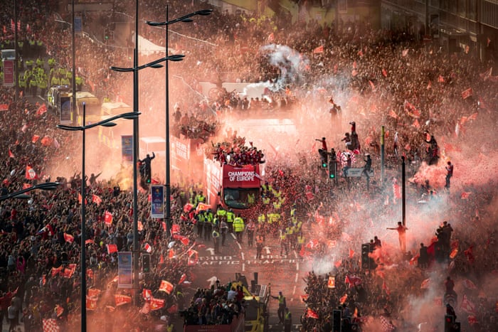 Liverpool Bring Home Champions League Trophy In Pictures Uk News The Guardian