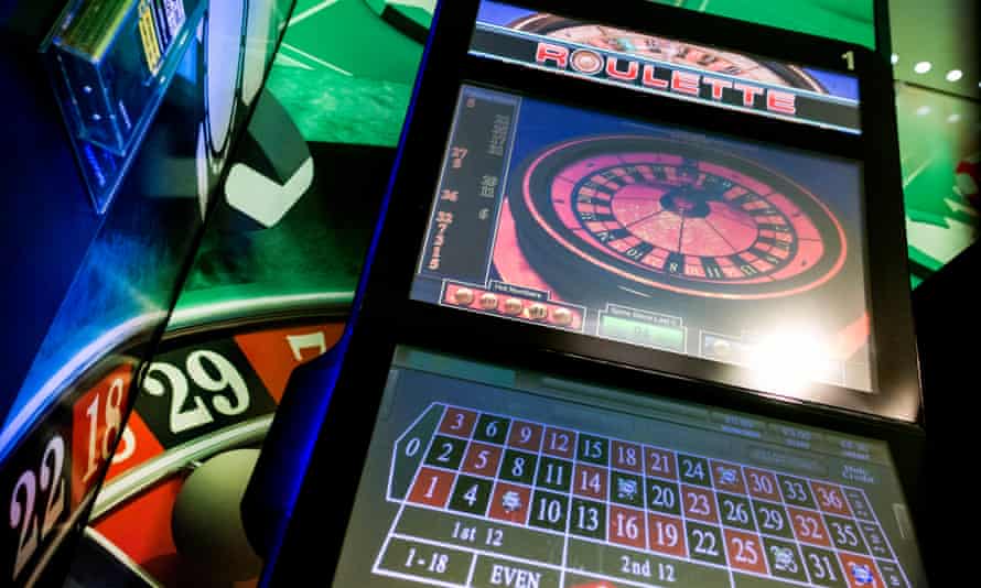 A roulette-based FOBT in a Paddy Power betting shop