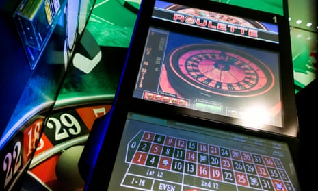 A fixed-odds betting machine.