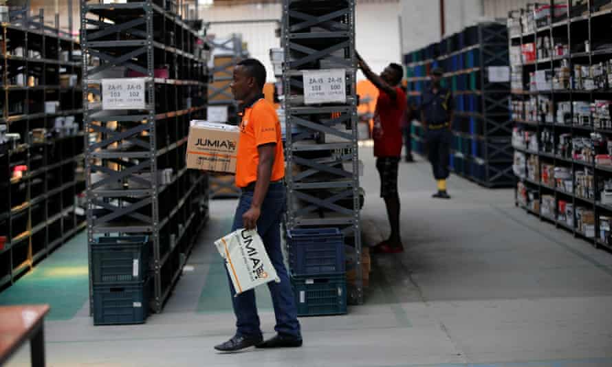 Processing orders in a Jumia warehouse