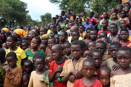 Burundians attend a rally addressed by Tanzania’s prime minister, Kassim Majaliwa, at Nduta refugee camp in Kigoma, Tanzania.