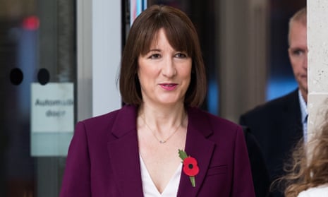 Rachel Reeves smiling and wearing a memorial poppy