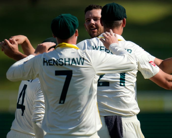 South Africa v Australia: first men’s cricket Test, day four – live