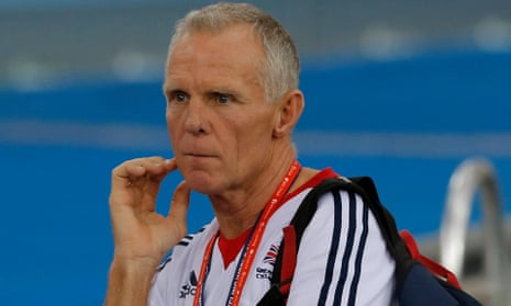 Shane Sutton during March’s world track championships in March, where Jess Varnish failed to qualify for Rio.