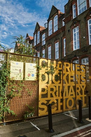 OmniGov - Cassie Buchanan, head teacher at Charles Dickens Primary School in Borough. The school is preparing to reopen in September with various new rules to protect against the spread of Covid19. Each class will be in its own bubble with children eating and playing only in that group. Date: 20 August 2020 Photograph by Amit Lennon