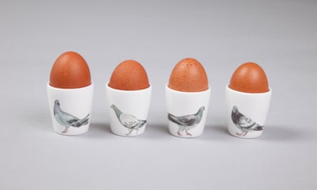 Ceramic egg cups.