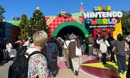 Our intrepid games correspondent at Super Nintendo World in Osaka, Japan.