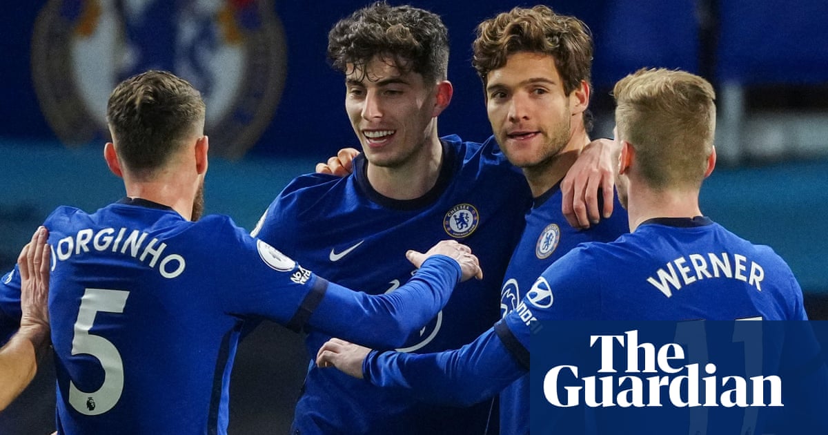 Jorginho and Kai Havertz on song as Chelsea outclass top-four rivals Everton