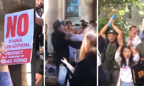 Protesters clash at Queensland University