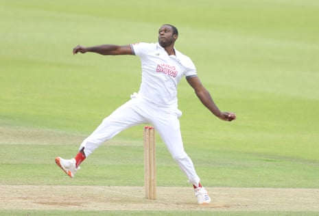 Keith Barker bowling