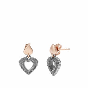 Scallop heart earrings, £60 uk.coach.com