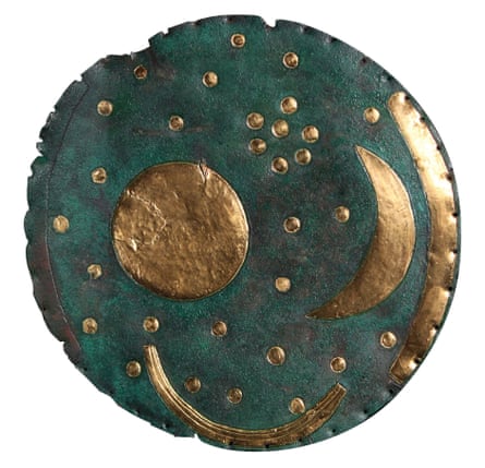 The Nebra Sky Disc, 3,600 years old and the first-known metallic depiction of the cosmos
