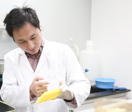 Headshot of biophysicist He Jiankui, AKA China’s Dr Frankenstein, at the Direct Genomics lab in August 2016 in Shenzhen, Guangdong Province of China.