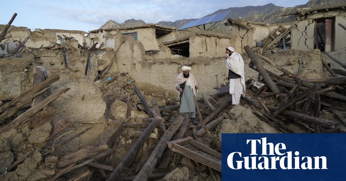 ‘I dared not look at the faces’: Afghan man returns to quake-hit village
