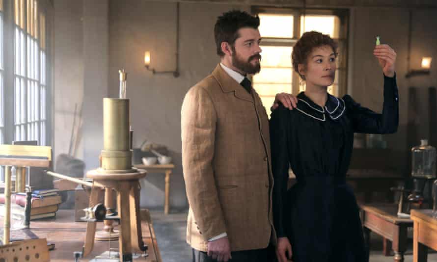 TV tonight: The Outlaws is back – but is Christopher Walken bowing out already? | Television & radio 1 Sam Riley and Rosamund Pike in Radioactive on BBC Two.