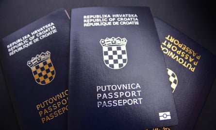 Croatia’s passports are a burgundy-free zone.