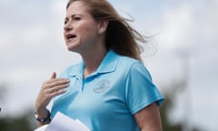 Debbie Mucarsel-Powell<br>Rep. Debbie Mucarsel-Powell, D-Fla., speaks during a news conference at a drive-thru testing site for COVID-19, the disease caused by the new coronavirus, Friday, March 20, 2020, at the Doris Ison Health Center in Miami. (AP Photo/Wilfredo Lee)