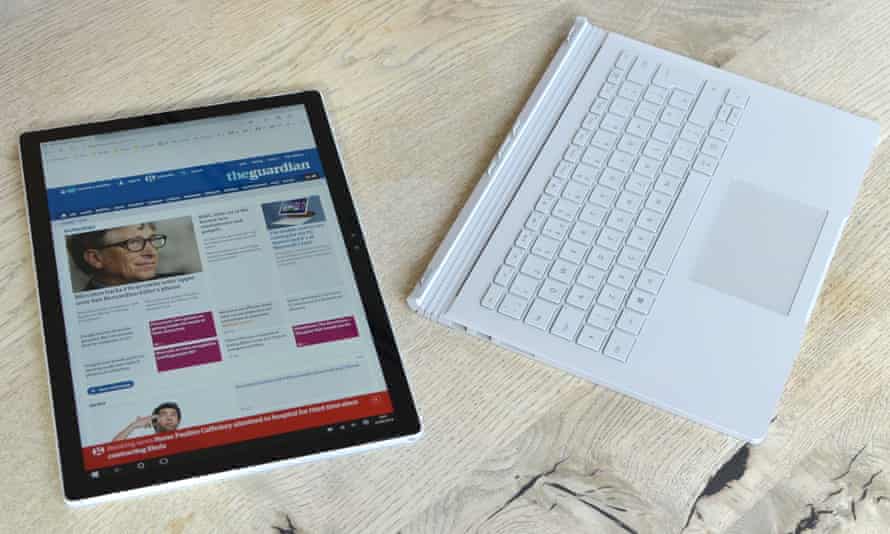Microsoft Surface Book Review The Best Windows Laptop With Detachable Screen Microsoft Surface The Guardian
