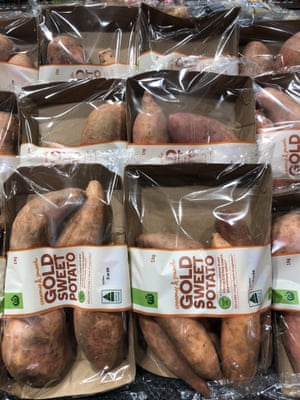Sweet potatoes at Woolworths
