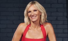 Jo Whiley in gym clothes.