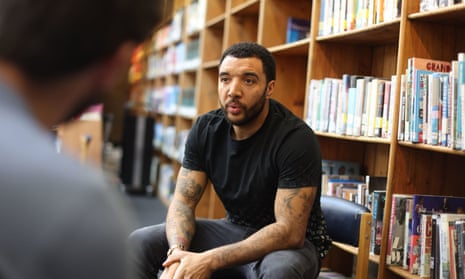 Footballer Troy Deeney at the launch of his campaign for a diverse curriculum