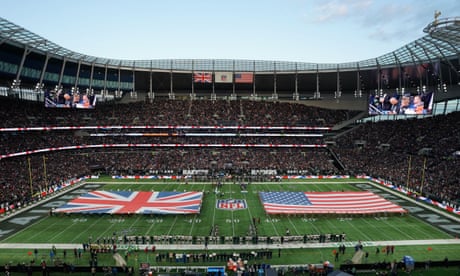 Link-ups between NFL and Premier League teams – such as this Bears v Raiders game at Tottenham Hotspur Stadium in 2019 – have become more common in recent years