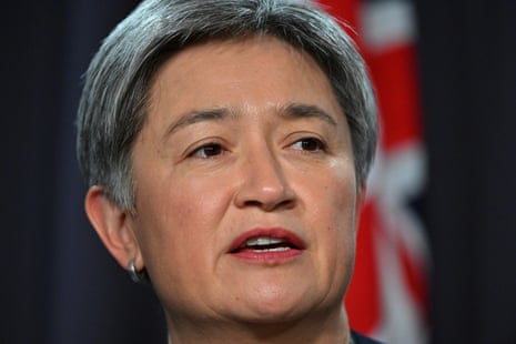 Australia’s minister for foreign affairs Penny Wong