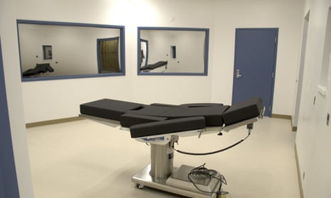 The execution chamber at Ely State prison in Ely, Nevada, which plans to kill Scott Dozier using fentanyl.