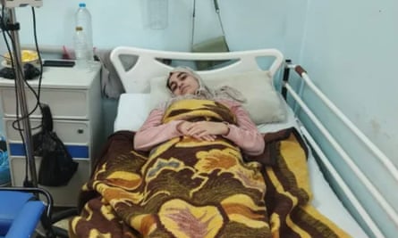 Suha Nasser in hospital