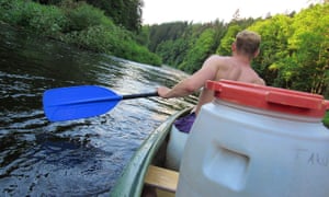 Lukaš steers his course.