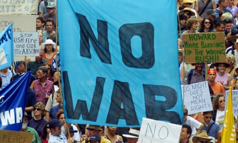 In 2003 hundreds of thousands of protestors took to the streets of Sydney in opposition to a US-led war against Iraq. Today ‘the resources upon which an anti-war movement might draw are much depleted, ideologically and organisationally’.