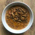 Will Bowlby simmers his dal with onions, chillies and spices.