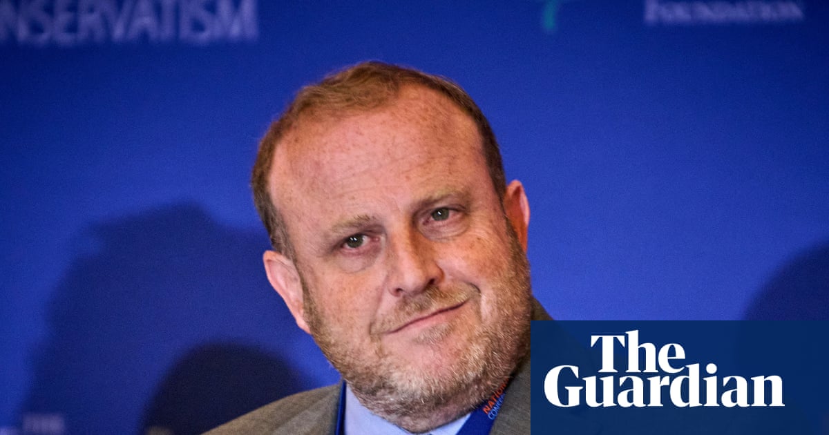 Jeremy Carl, seen here auditioning to be America’s ambassador to 4chan, prepares to explain white genocide theory to the United Nations.