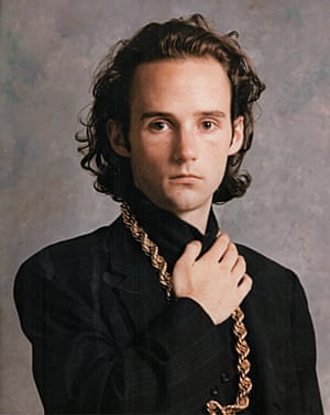 Moby in his first promo shoot, 1988