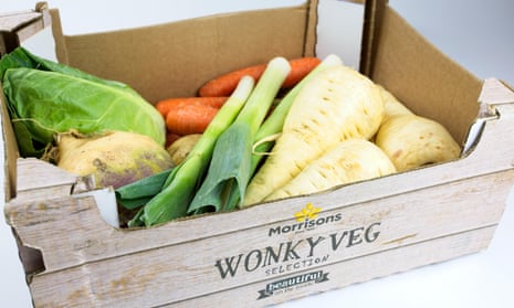 Morrisons wonky vegetable box