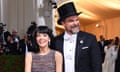 Lily Allen and David Harbour at the 2022 Met Gala at the Metropolitan Museum of Art in New York